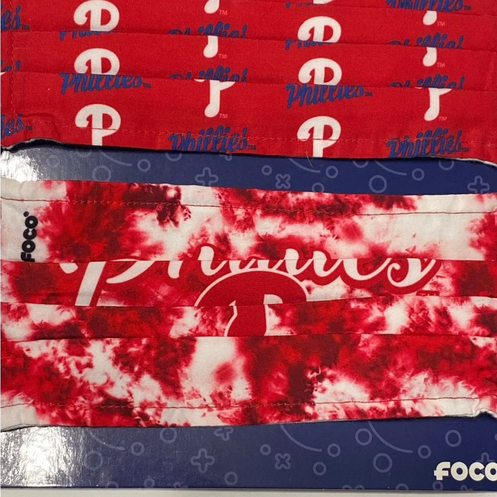 Set of Two Philadelphia Phillies Standard Adult Masks
